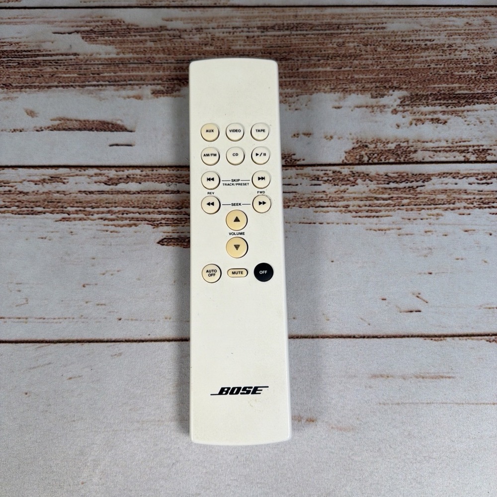 Bose RC-5 DD-12590 Audio System Remote Control White Replacement OEM Tested